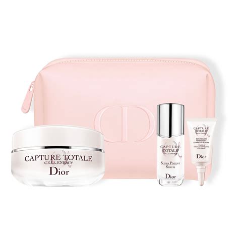 coffret soin visage dior|Coffret soin visage Dior Capture Totale : 3 produits & trousse .